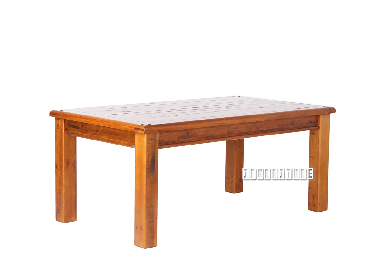 FOUNDATION 1.6M/1.8M/2.1M Dining Table (Rustic Pine)