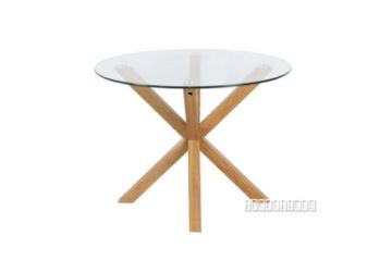 Picture of POLO Glass Round Dining Table - D100