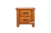 Picture of RIVERWOOD 2-Drawer Bedside Table (Rustic Pine)