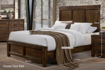 Picture of VENTURA Oak Bed Frame in Queen/Super King Size
