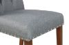 Picture of SOMMERFORD Tufted Fabric Upholstered Dining Chair (Dark Grey)