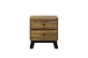 Picture of CALLA 2-Drawer Solid Acacia Wood Bedside Table