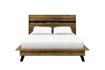 Picture of CALLA Solid Acacia Wood Bed Frame in Single/King Single/Double/Queen/King Size