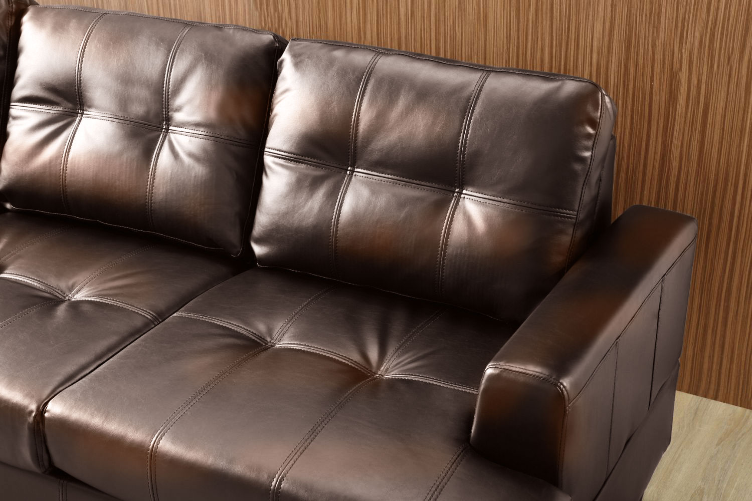 KNOLLWOOD 3+2 Sofa Set (Brown)