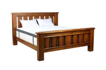 Picture of FLINDERS Solid Pine Wood Bed Frame in Queen/King Size