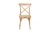 Picture of ALBION Solid Beech Cross Back Dining Chair with Rattan Seat (Natural Colour)