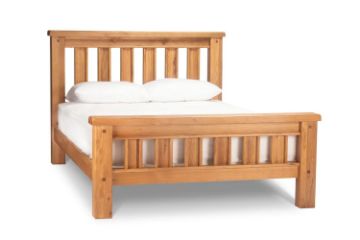 Picture of WESTMINSTER Solid Oak Bed Frame in Queen/King Size