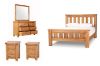 Picture of WESTMINSTER 4PC/5PC/6PC Solid Oak Bedroom Combo in Queen/ King Size