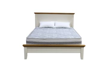 Picture of NOTTINGHAM Queen/King Solid Oak Bed Frame (White)