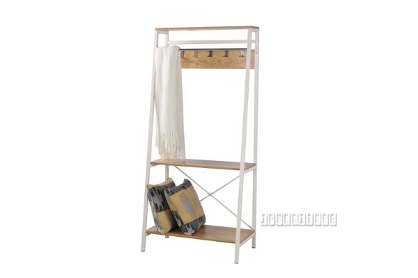 Picture of CITY 80x177cm Angled Storage Rack (White)