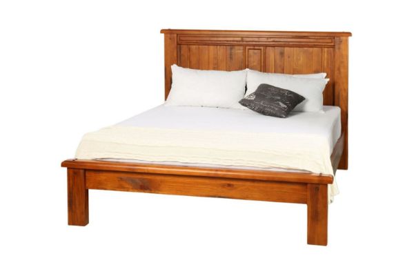 Picture of RIVERWOOD Bed Frame in Queen/King (Rustic Pine)