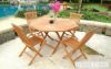 Picture of BALI 5PC Solid Teak D120 Octangle Dining Set