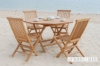 Picture of BALI 5PC Solid Teak D120 Octagonal Dining Set