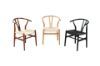 Picture of  WISHBONE Solid Wood Y Replica Chair (Black)