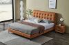 Picture of AUGUSTA Genuine Leather Queen/King/Super King Size Bed Frame (Brown)
