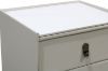 Picture of AUGUSTA 2-Drawer Sintered Stone Top Bedside Table (Light Grey)