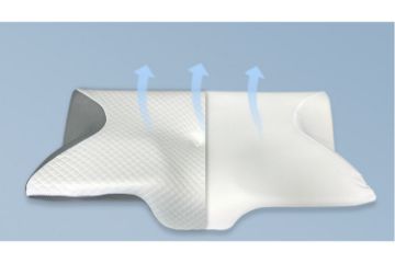 Picture of MEMORY FOAM Cervical Support Pillow (White and Grey)