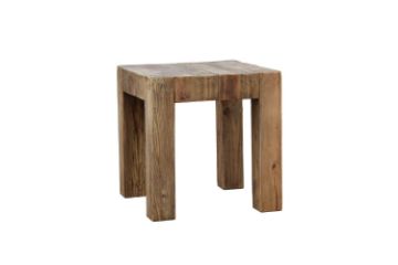 Picture of TRAVER 100% Reclaimed Pine Wood Side Table (54x54cm)