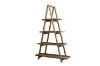 Picture of ELMORE 100% Reclaimed Pine Wood Scandi 4-Tier Triangular Shelf (183x120cm)