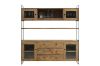 Picture of ELMORE Reclaimed Pine Wood Cabinet Shelf/Display Cabinet(190x180cm)