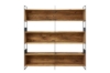 Picture of ELMORE Reclaimed Pine Wood Large Iron Shelf (180x190cm)