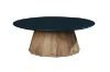 Picture of BETA D90 Reclaimed Pine Wood Round Coffee Table