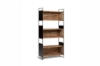 Picture of ELMORE Reclaimed Pine Wood Narrow Iron Shelf (90x190cm)