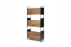 Picture of ELMORE Reclaimed Pine Wood Narrow Iron Shelf (90x190cm)