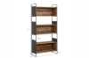 Picture of ELMORE Reclaimed Pine Wood Narrow Iron Shelf (90x190cm)