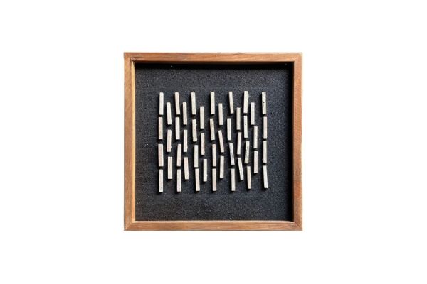 Picture of DD8104 Solid Reclaimed Wood Wall Art (40x40cm)