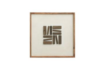 Picture of DD8581 Solid Reclaimed Wood Wall Art (62x62cm)