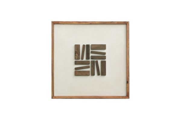 Picture of DD8581 Solid Reclaimed Wood Wall Art (62x62cm)