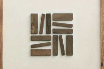 Picture of DD8581 Solid Reclaimed Wood Wall Art (62x62cm)