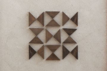 Picture of DD85951 Solid Reclaimed Wood Wall Art (62x62cm)