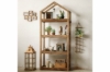 Picture of ELMORE 100% Reclaimed Pine Wood Scandi 4-Tier Shelf (85x199cm)