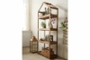 Picture of ELMORE 100% Reclaimed Pine Wood Scandi 4-Tier Shelf (85x199cm)
