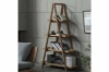 Picture of ELMORE 100% Reclaimed Pine Wood Scandi 4-Tier Triangular Shelf (120x183cm)