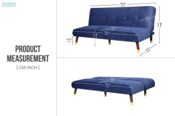 Picture of COMO Sofa Bed (Blue)