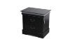 Picture of LOUIS 2-Drawer Hevea Wood Bedside Table with LED Lighting (Black)
