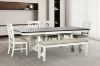 Picture of LINDOS 6PC Extension Dining Set (White)