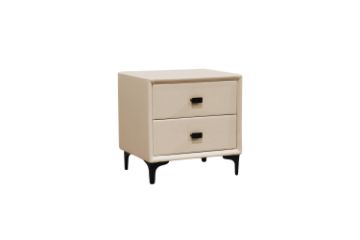 Picture of ALANYA 2-Drawer Bedside Table (Champagne)