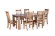 Picture of FRANCO 1.8M/2.1M Solid NZ Pine Wood Dining Set 