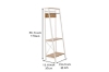 Picture of CITY 60x176cm Angled Storage Rack (White)