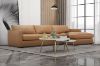 Picture of MAIA Feather Filled Sectional 100% Oil Waxed Leather Sofa