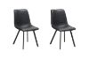 Picture of WESTIN PU Leather Dining Chair (Black) - 2 Chairs in 1 Carton