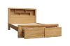 Picture of HEYFIELD Solid Oak Bedframe with Storage in Queen/King Size