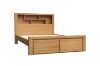 Picture of HEYFIELD Solid Oak Bed Frame with Storage - Queen