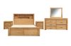 Picture of HEYFIELD Solid Oak Bedroom Combo Set - 5PC King