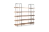 Picture of ELMORE 180x181cm 5-Tier Reclaimed Pine Wood  Shelves