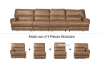Picture of NAKEETA Air Leather Power Recliner Modular Sofa with Console and Storage